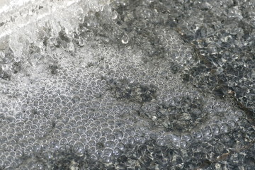 texture of a whirling water in a pool