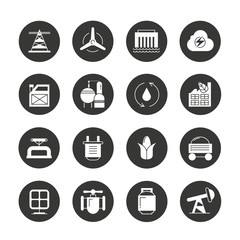 energy industry icons