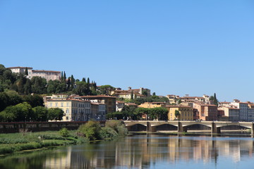Paysage de Toscane à Florence