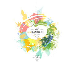 Artistic vector illustration collage with different textures and shapes. Colorful modern graphic design, creative background, artwork for poster, card, invitation, placard, brochure, flyer and banner