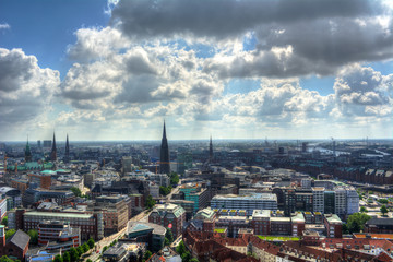 Blick über Hamburg