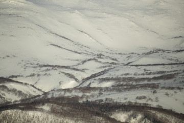 Japanische Kueste im Winter