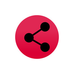 Share round icon vector Illustration