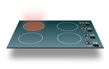 Fototapeta premium Christmas Santa tech