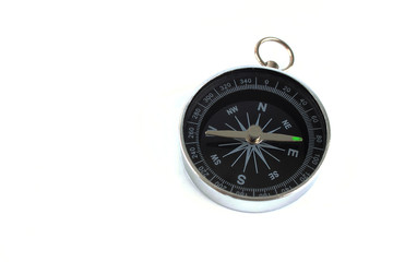 Classic compass isolated on white background