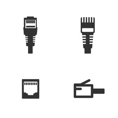 Lan  Wire Cable Computer Icon