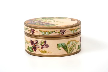 Gift box in various angles on a white background