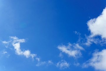 Beautiful and Amazing azure sky with clouds for background. beautiful clear blue sky with clouds