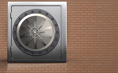 3d vault door metal safe