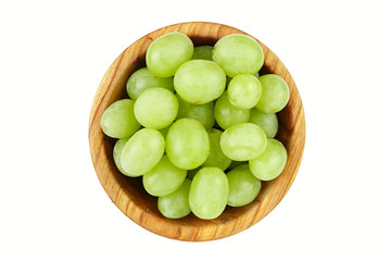 green grapes isolated