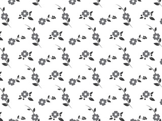 Floral vine background. vector pattern. 