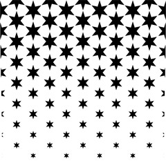 Seamless abstract star black and white wallpaper