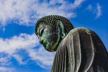 Great Buddha in Kamakura shrine in Japan