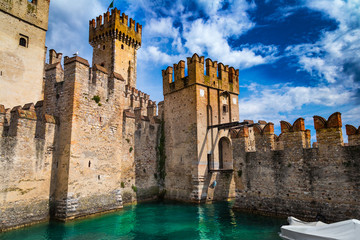 Castle by Lake Garda