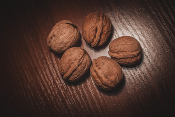 Walnuts. Vitamins for the brain.