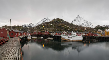 Nordic fisherman`s village