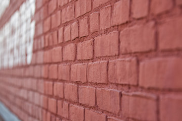 Brick wall perspective