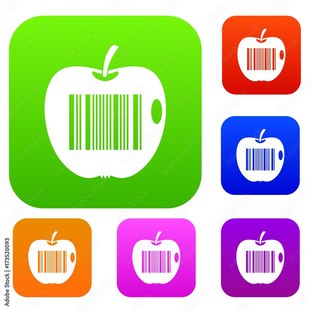 Poster code to represent product identification set color collection