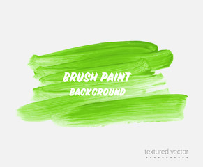 Brush painted textured watercolor art abstract background vector illustration. Acrylic stroke poster over square frame. Perfect design for headline, logo and sale banner. 