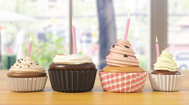 Celebration, birthday, bakery concept