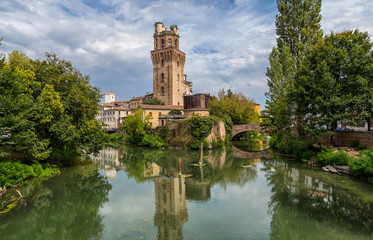 Fototapeta na wymiar Blick auf die alte Sternwarte von Padova, Italien