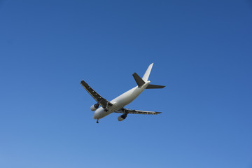 passenger plane taking off composition photography