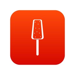 Ice Cream icon digital red