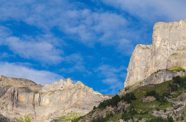 Fototapeta na wymiar Mountain on Alps in Switzerland