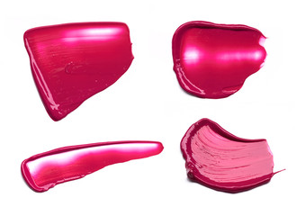 smear paint of cosmetic products