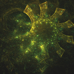 fractal world, background color