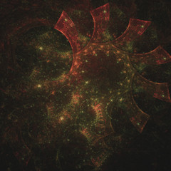fractal world, background color