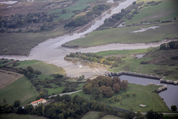 Bords de Loire, nature, ciel, oiseux