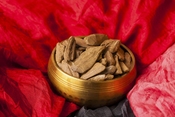 Agarwood, also called aloeswood, incense chips