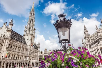 Selbstklebende Fototapete Brüssel Der Grand Place in Brüssel, Belgien