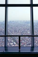 Fototapeta na wymiar Japan Tokyo city top view from tower