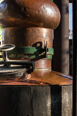 Homemade distillery for making brandy