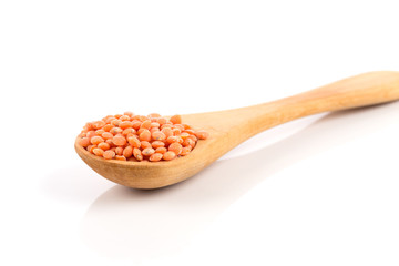 Red organic lentils