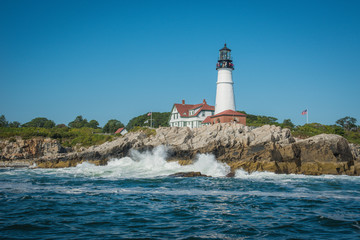 Fototapeta na wymiar Portland Head Lighthouse Maine