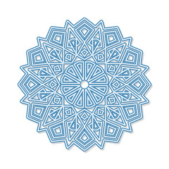 Mandala. Decorative round ornament. Anti-stress therapy pattern.