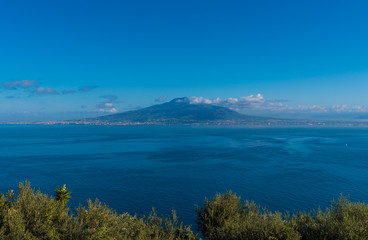 Fototapeta premium Vico Equense (Naples, Campania) - A touristic town on the sea in southern Italy