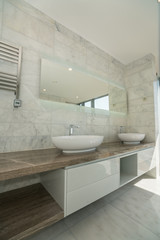 Fototapeta na wymiar beautiful interior bathroom of a modern house