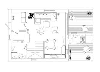 floor plan sketch