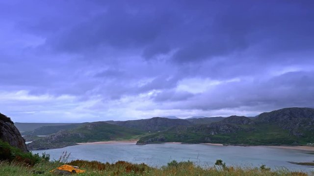 View On Loch Ewe, Poolewe, Scotland - Graded Version