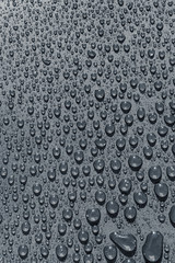 Water drops on a rough surface, texture background