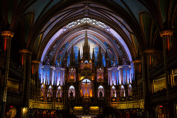 Notre Dame Basilica in Montreal