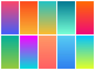 Soft color background. Modern screen vector design for mobile app. Soft color abstract gradients