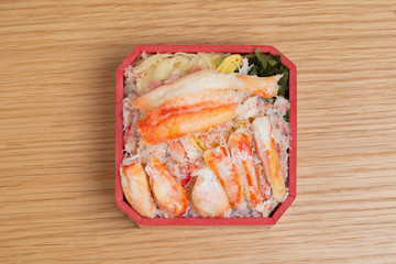 カニ弁当