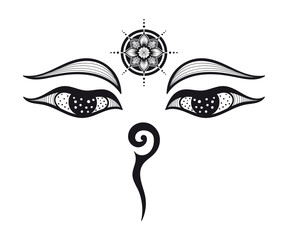 buddha eyes design