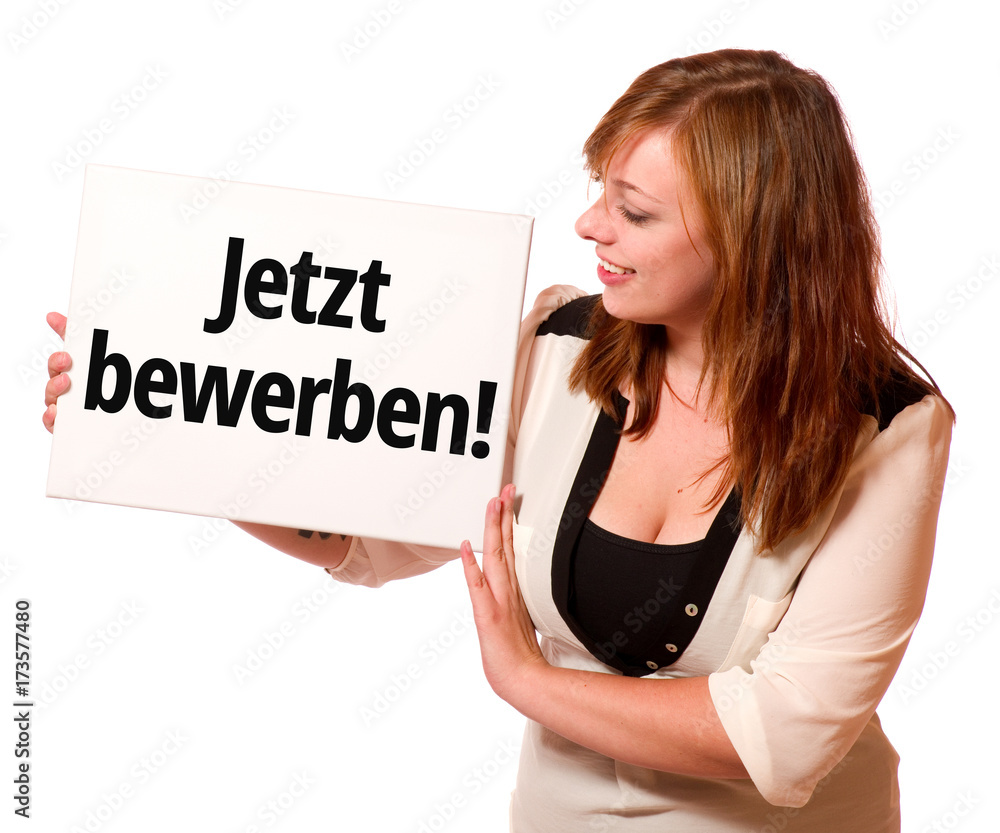 Sticker Jetzt bewerben