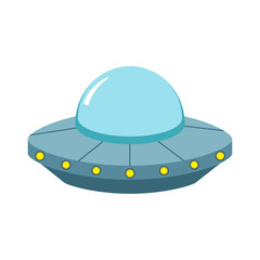 Ufo illustration. Vector. Isolated.
